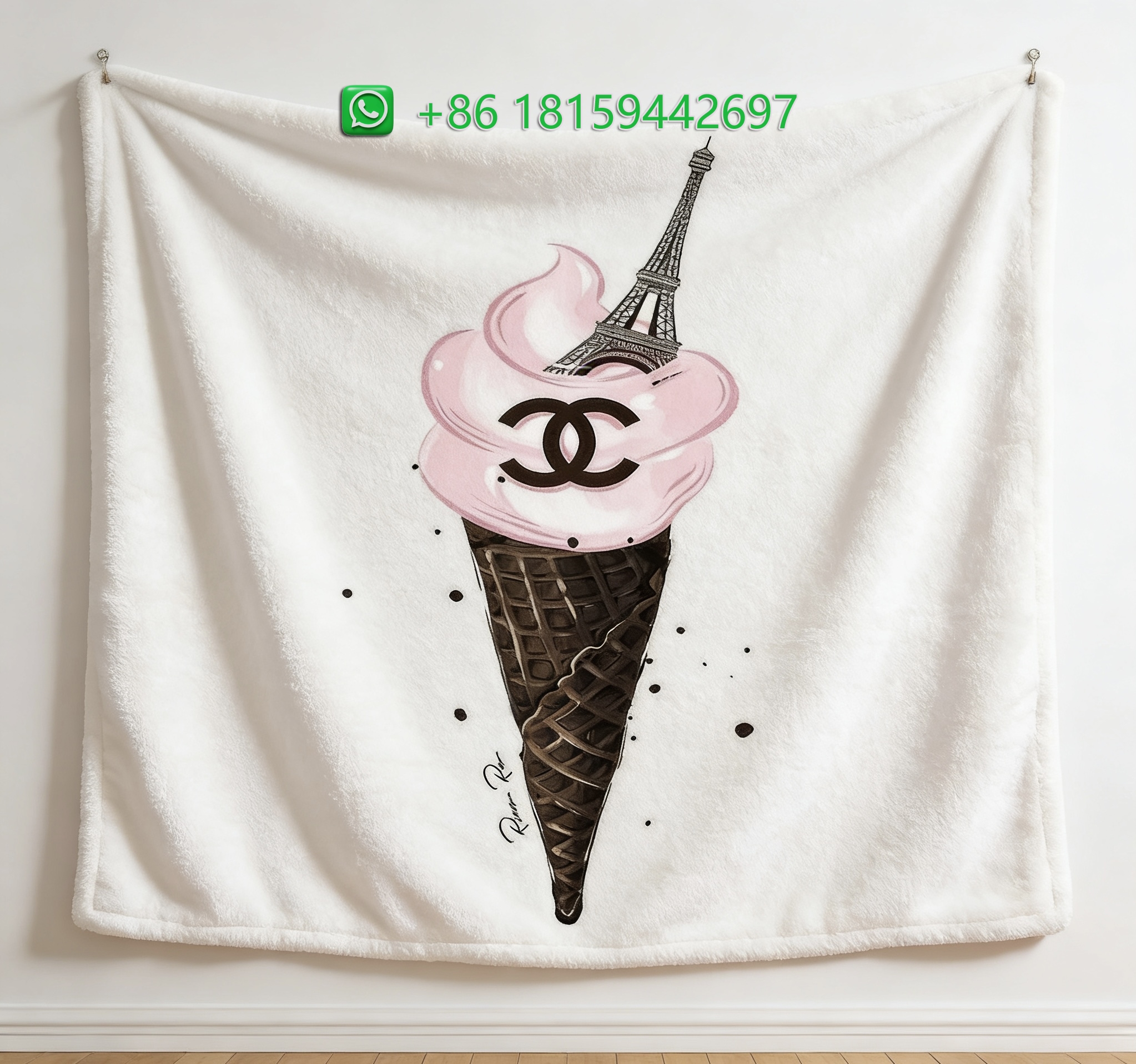 Chanel Throw Blankets